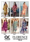 Florence Vol 9 By Al Karam Pure Cambric Cotton Printed Readymade Pakistani Suits